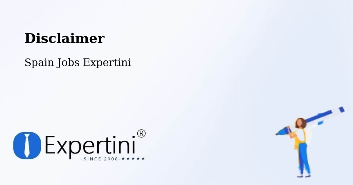 Disclaimer – Illueca - Spain Jobs Expertini